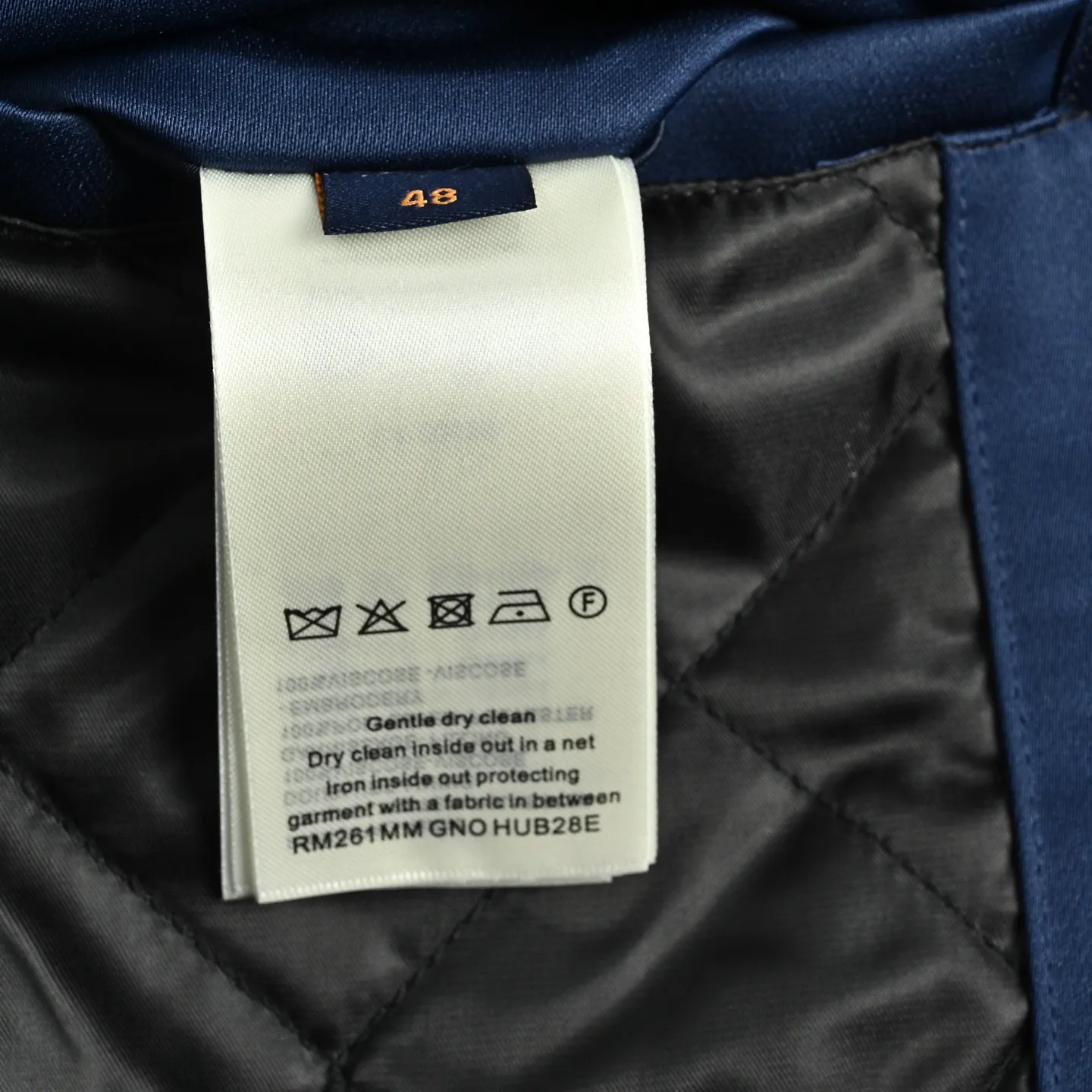 Louis Vuitton/Louis Vuitton horse embroidered cotton baseball jacket